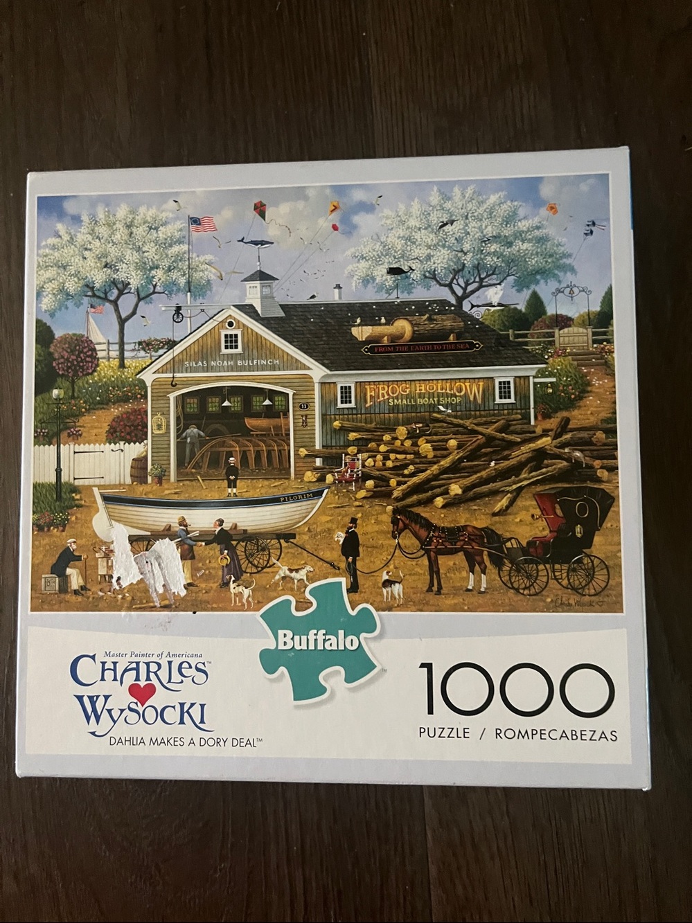 Charles Wysocki Buffalo 1000-Piece Puzzle — dahlia makes a Dory Deal